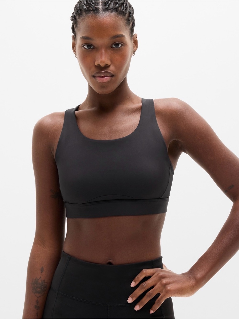 Athleta ‘INTERVAL BRA’ black S D-DD